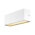 SLV Sitra L Up/Down  Luz De Pared Aluminium Blanco 24W 3060lm - 830-840 CCT | Al Aire Libre - IP65