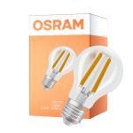 Osram Classic LED E27 Pera Con Filamento Clara 2.2W 470lm - 840 Blanco Frio | Regulable - Reemplazo 40W