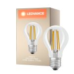 Ledvance Classic LED E27 Pera Con Filamento Clara 5.9W 806lm - 827 Luz Muy Cálida | Regulable - Reemplazo 60W