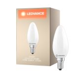 Ledvance Classic LED E14 Vela Mate 5.9W 806lm - 827 Luz Muy Cálida | Regulable - Reemplazo 60W