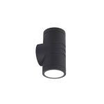 Ansell Luz De Pared Reef Negro Up & Down - Al Aire Libre - 10W 885lm 90D - 830-840-860 CCT | IP65