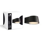 D'Lite Luz De Pared Lira Negro 7W 600lm 830 Luz Cálida | IP54