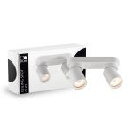 D'Lite Techo Foco Clio Blanco Ajustable| Apta para 2x GU10