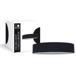 D'Lite Luz de techo Lunelle 50cm Textil Negro | Apta para 3x E27 