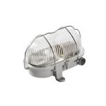 Interlight Bulkhead Bulley Gris Thermoplast max. 25W | 170x125mm - IP54 - Apta para 1x E27