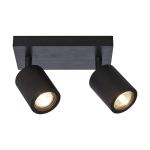 Good&Mojo Luz de techo Java Bambú Negro | Apta para 2x GU10 