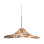 Good&Mojo Colgante De Luz Cuzco Jute Amarillo | Apta para 1x E27 