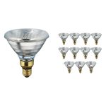 Multipack 12x Philips PAR38 IR 100W E27 230V Clara