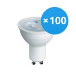 Multipack 100x Bright Choice Foco LED GU10 PAR16 4W 345lm 36D - 827 Luz Muy Cálida | Reemplazo 50W