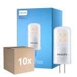 Multipack 10x Philips CorePro LED Capsule G4 Mate 2.1W 210lm - 827 Luz Muy Cálida | Regulable - Reemplazo 20W