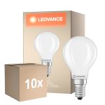 Multipack 10x Ledvance Classic LED E14 Esférica Con Filamento 5.9W 806lm - 827 Luz Muy Cálida | Regulable - Reemplazo 60W