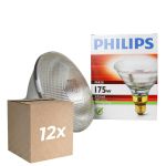 Multipack 12x Philips PAR38 IR 175W E27 230V Clara