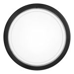 Eglo Luz de techo Planet 1 Acero Negro | Apta para E27