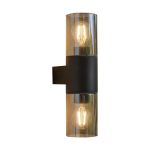Eglo Luz De Pared Cropani Negro Up & Down | IP54 - Apta para 2x E27