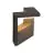 Ansell LED Luz de pared Arco Grafito  11W 643lm - 840 Blanco Frio | IP54