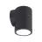 Ansell LED Luz de pared Reef Negro 5W 425lm 90D - 830-840-860 CCT | IP65 - Arriba y abajo - Al aire libre