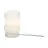 It's about RoMi Lámpara De Mesa Verona Vidrio Blanco | Apta para 1x E27 
