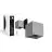 D'Lite Luz De Pared Elingen Gris 4.9W 480lm - 830 Luz Cálida
