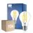Multipack 10x Philips Master LED E27 Pera Con Filamento Clara 7.2W 1055lm - 922-927 Dim To Warm | Mejor Reproducción De Color - Regulable - Reemplazo 75W