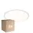 Multipack 6x Nordlux LED Luz de techo Oja 42 Blanco 24W 2200lm - 830-840 CCT | IP54 - Regulable