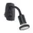 Eglo Luz De Pared Parrini Lamp con Enchufe Negro 4.5W 345lm - 830 Luz Cálida | IP20 - Incl. 1x GU10