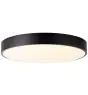 Brilliant Slimline Luz de techo Metal Plástico Negro Blanco 34W 3800lm - 830-865 CCT | 490mm - Mando A Distancia Regulable