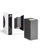 D'Lite Luz De Pared Vrebos Negro Up & Down | IP54 - Apta Para 2x GU10