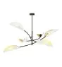 Emibig Luz de techo Lotus Acero Negro | Apta para 6x E14 - Max 10W