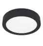 Eglo Luz de techo Iluminación de baño Fueva 6 Plástico Negro 7.5W 1000lm - 827-840-865 CCT