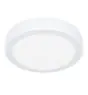 Eglo Luz de techo Iluminación de baño Fueva 6 Plástico Blanco 7.5W 1000lm - 827-840-865 CCT