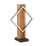 Eglo Lámpara De Mesa Boyal Madera Negro, Oxidado 13W 1750lm - 830 Luz Cálida