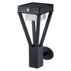 Ledvance LED Luz De Pared Al Aire Libre Endura Estilo Negro 6W 550lm - 830 Luz Cálida | IP44 - Sensor de Movimiento y Luz