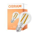 Osram Classic LED E27 Pera Con Filamento Clara 2.2W 470lm - 840 Blanco Frio | Regulable - Reemplazo 40W
