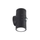 Ansell Luz De Pared Reef Negro Up & Down - Al Aire Libre - 10W 885lm 90D - 830-840-860 CCT | IP65 -Sensor de Movimiento y Luz