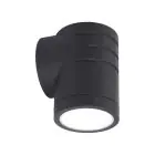 Ansell LED Luz de pared Reef Negro 5W 425lm 90D - 830-840-860 CCT | IP65 - Arriba y abajo - Al aire libre