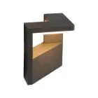 Ansell LED Luz de pared Arco Grafito  11W 468lm - 830 Luz Cálida | IP54