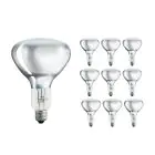 Multipack 10x Philips BR125 IR 250W E27 230-250V Clara