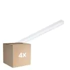 Multipack 4x Philips Pantalla LED CoreLine Blanco 25W/37W 3500lm/5200lm - 830-840 CCT| 150cm - Reemplazo 2x58W