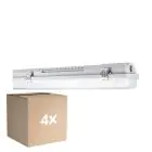 Multipack 4x Ledvance LED Prueba De Vapor Alojamiento MT Gen 3 IP65 | Apta para 2x150cm Tubo LED