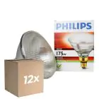 Multipack 12x Philips PAR38 IR 175W E27 230V Clara