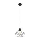 Eglo Colgante De Luz Tarbes Negro | IP20 - Apta para 1x E27 