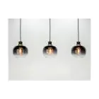 Eglo Colgante De Luz Oilella Acero Negro Oro | IP20 - Apta para 3x E27 